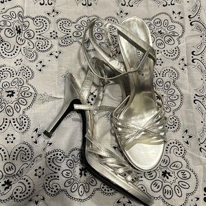 Silver heels